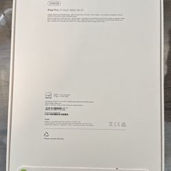 Ipad Pro M4 Sealed And Unopened
