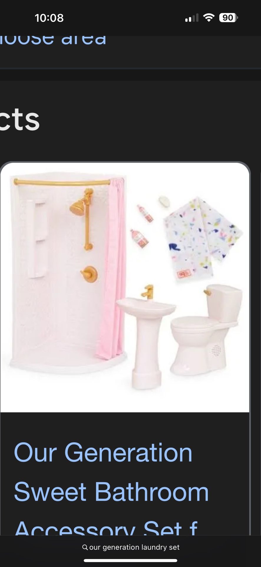 Our Generation Sweet Bathroom 