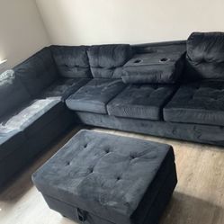 Black Sectional