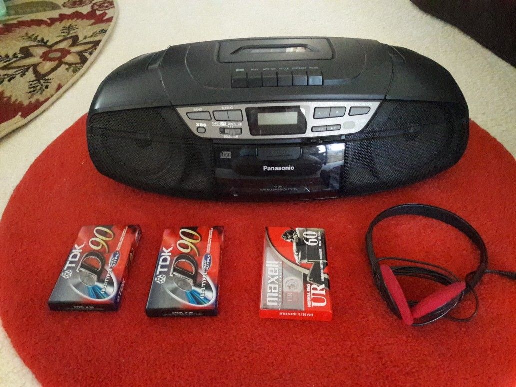 Panasonic Portable - Radio, CD, & Cassette Player, and Cassette Player