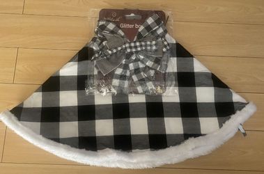 Christmas Tree Skirt And Top Tree Bow Set