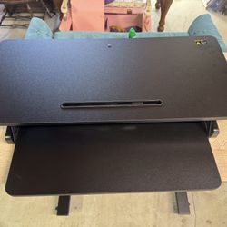 Like New Standing Desk Converter Home Office Table Work 