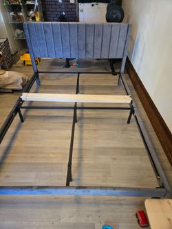 Queen size bed frame. New