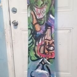 Hand painted Snowboard 