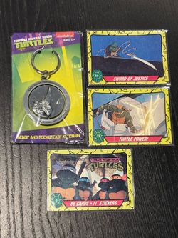 Teenage Mutant Ninja Turtles Original Cards w/KeeyChain