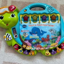 VTech Touch and Teach Sea Turtle Musical learning Toy 