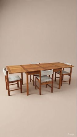 Vintage danish walnut dining table