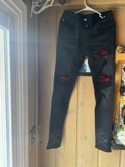 AMIRI Black Ultra Suede MX1 Jeans