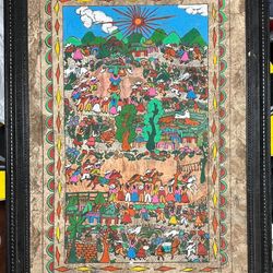 Bark Painting From Mexico