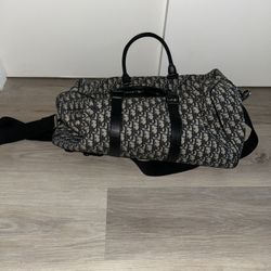 Authentic Dior Oblique Duffle / Bowling Bag