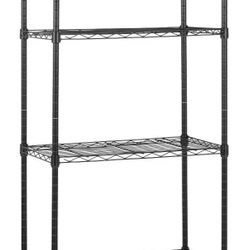 4 tier Black wire rack

