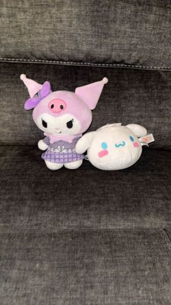 Kuromi And Cinnamoroll Plushies