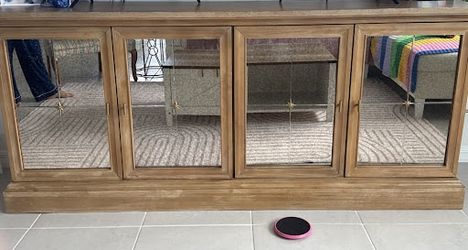 79" Coaster Fine Furniture Mirrored Buffet / TV Console - High End