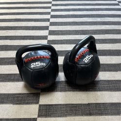 Kettle Bell (pair) 25lbs 