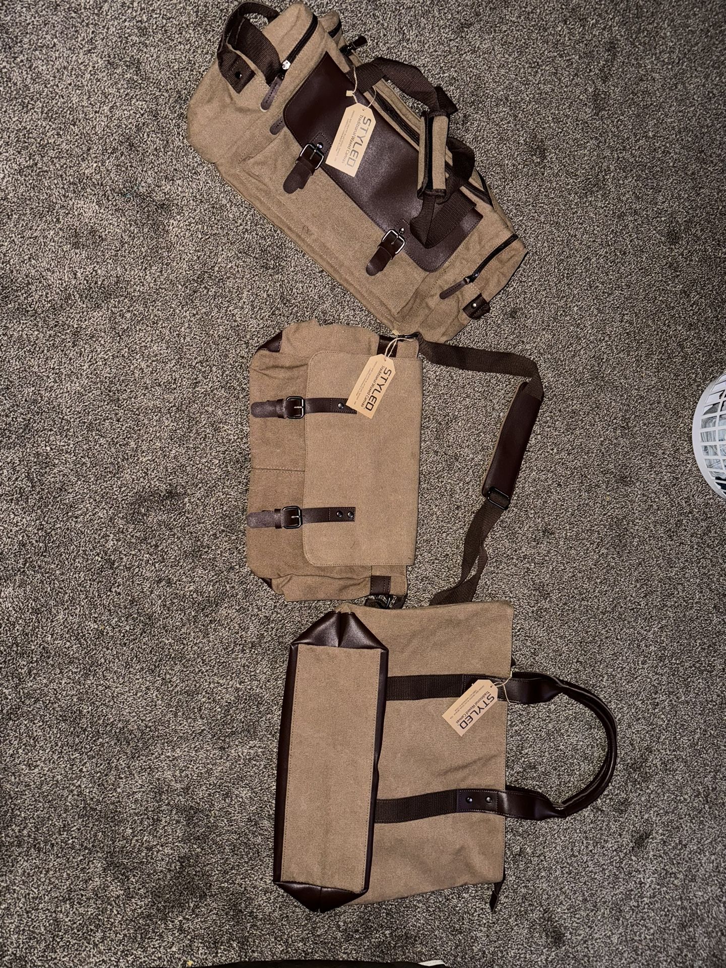 Traditional Waxed Canvas Bags
