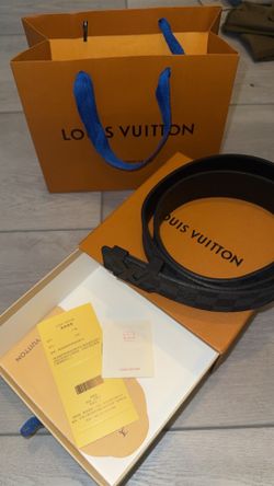 Black Louis Vuitton Damier Graphite Initiales