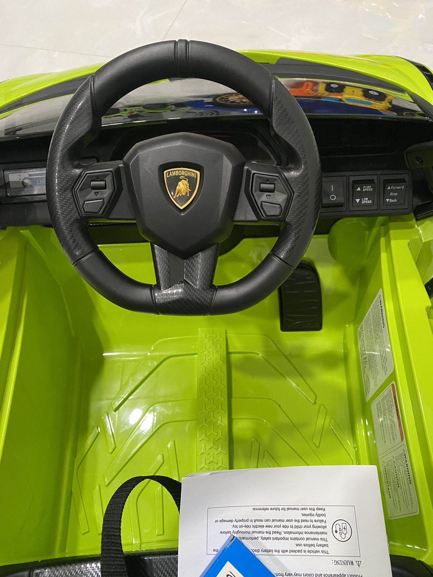 New Lamborghini SIAN power wheels kids ride on toy car