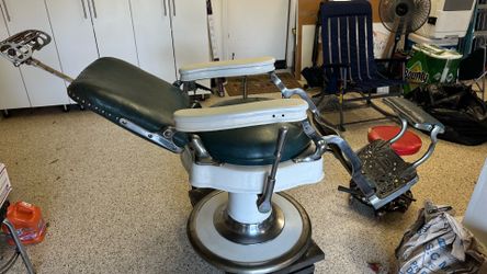 Antique barber chair