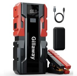  3000A Car Jump Starter Battery Pack (Up to 9.0L Gas and 7.0L Diesel Engine), 12V Car Charger Jump Starter Portable Battery Jump Starter with Power Ba