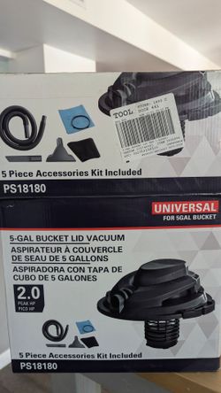5 Gallon Bucket Lid wet/dry vacuum