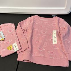 Too Cute Pink Toddler Set - Size 4T