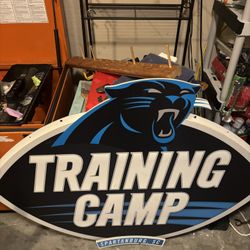 2019 Panthers Training Camp Sign
