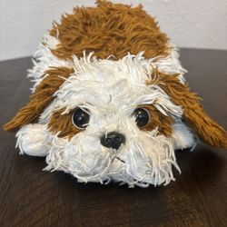 Aurora World Brown/White Shaggy Flopsie Murphy Dog Used