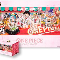 One Piece Card Game Playmat And Storage Box 25th Edition