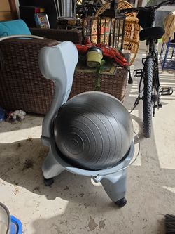 This Gaiam balance ball chair