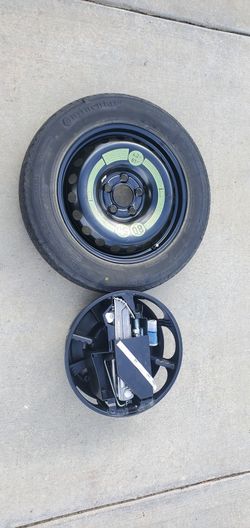 Mercedes Spare tire, Jack Set and splash guard