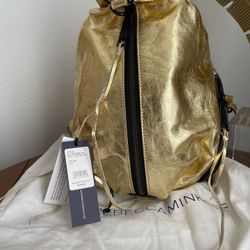 Rebecca Minkoff Leather Backpack. 8X11”. Great Condition. Paid $245 New.