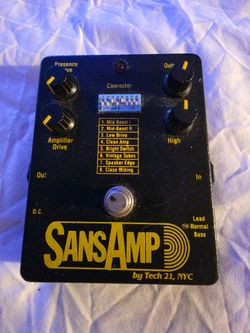SansAmp Tech 21 Original Early Vintage Effects Pedal