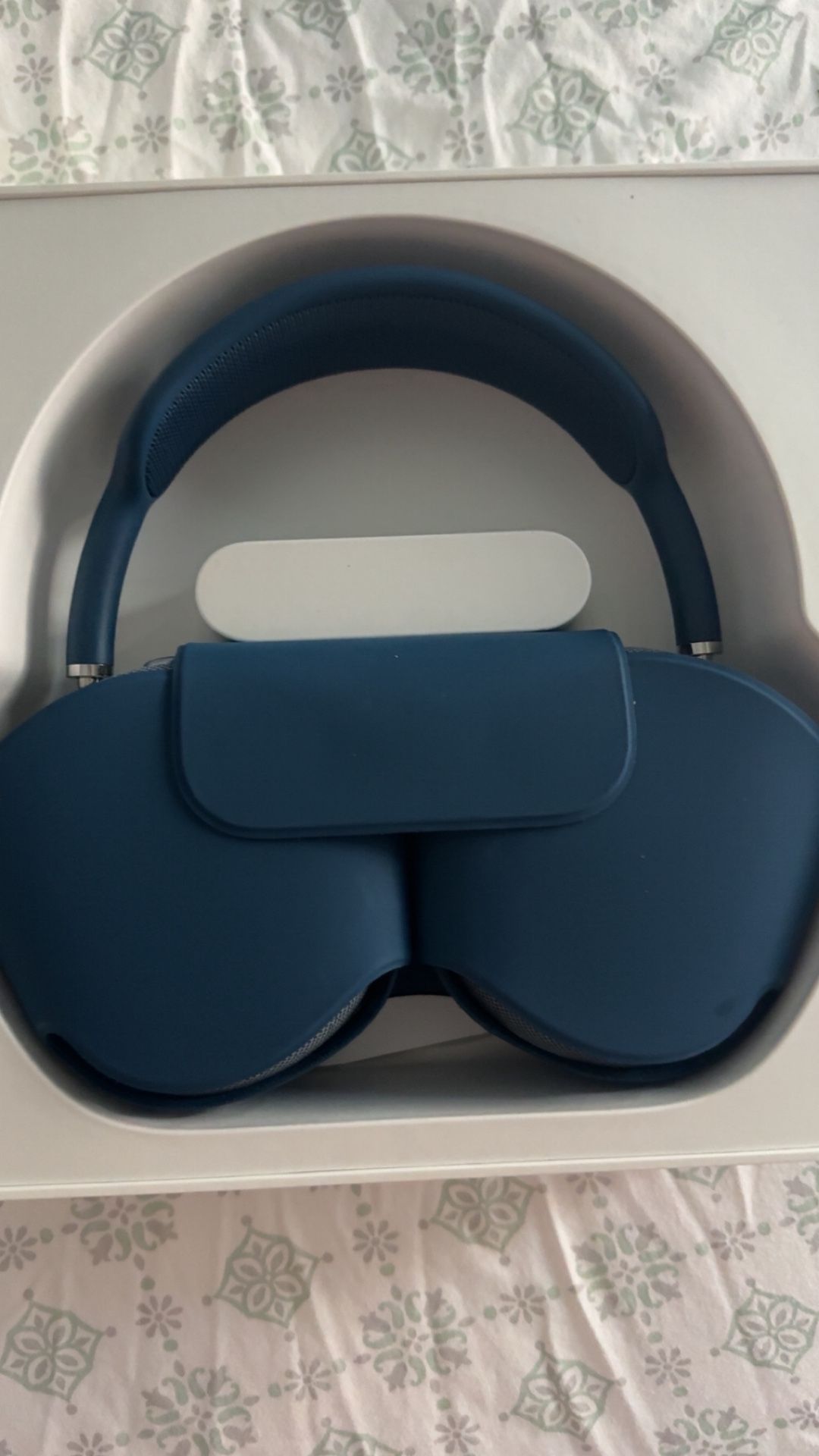 Sky Blue Apple Headphones Pro max 