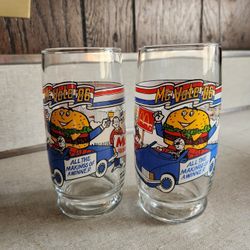 Vintage 1985 Set of McDonald's Glasses 