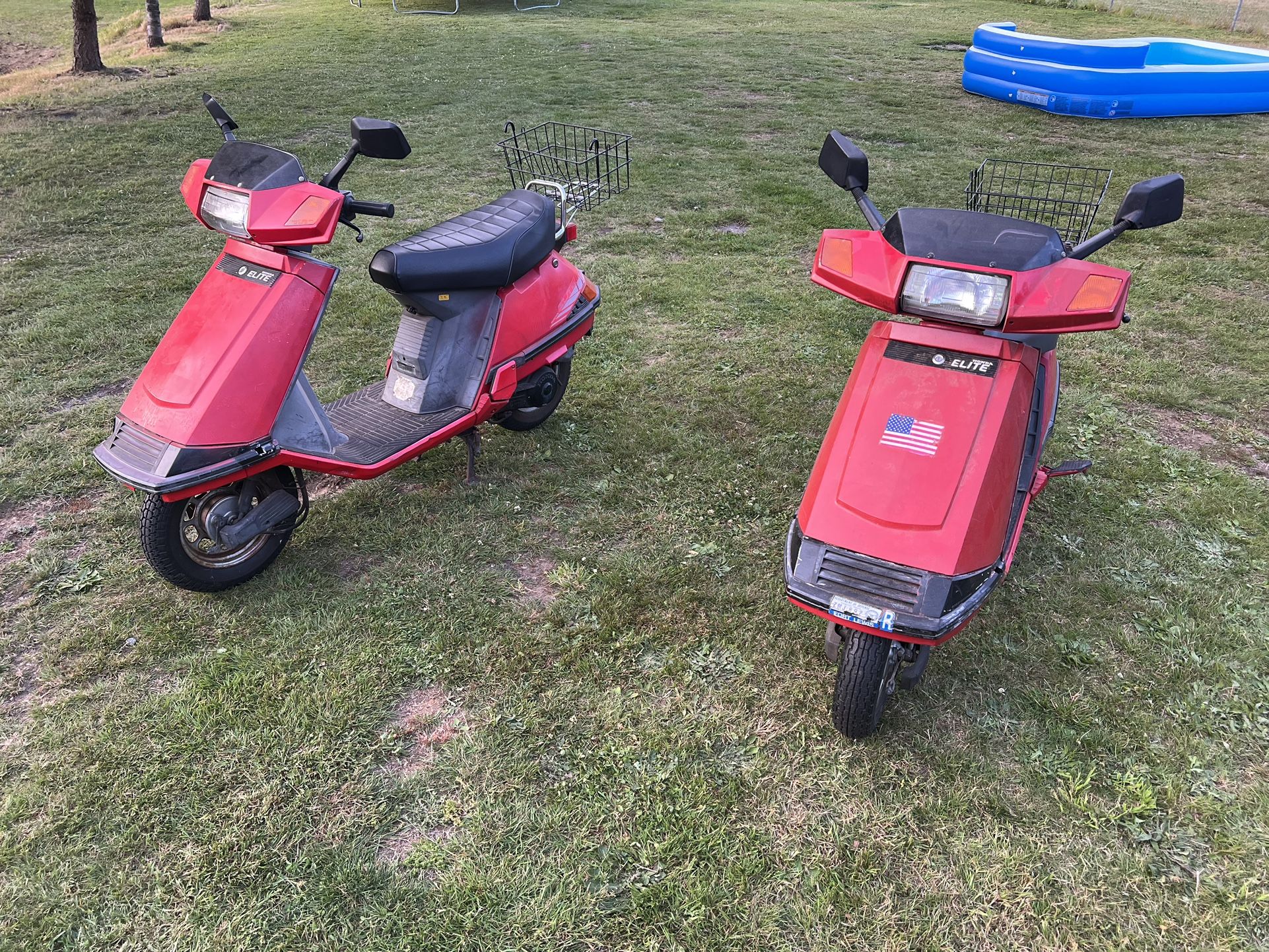 1986 & 1987 Honda Elite 80 CH80 - $800 Each 