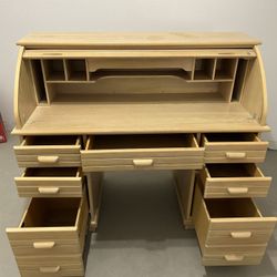 Wood Desk $ 80 Or Best Offer