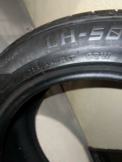 Tire size 215/55/ZR17