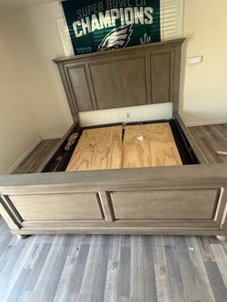 Cal king bed frame FREE