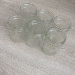 6 mason jars 4 oz 