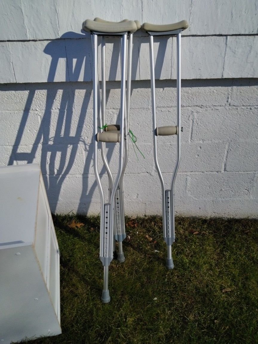 Pair Of Crutches 