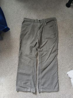 Men's Olive Green Corduroy Pants
