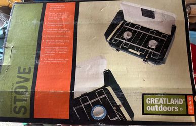 New in box 2 burner camping grill