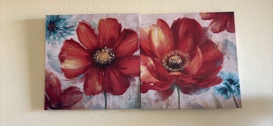 4 piece wall art