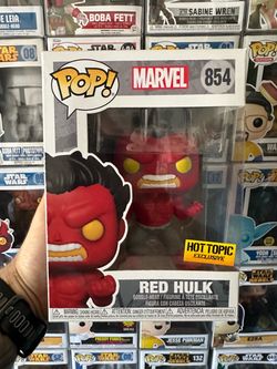 Funko Pop Marvel Red Hulk #854 Hot Topic Exclusive