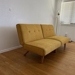 Yellow MCM Futon 