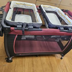 Twin Bassinet Play Pen 