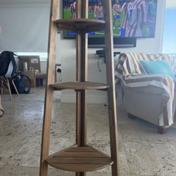Wooden Outdoor Stand For Plants 