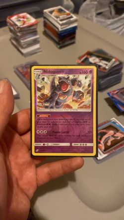 Nidoqueen Team Up #056 Reverse Holofoil Damaged Pokémon Card