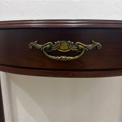 Vintage Bombay Company Original Mahogany Federal Style Half Round