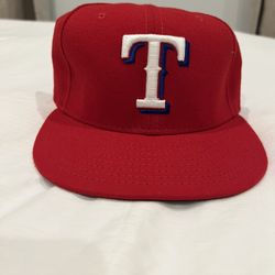 Texas Rangers Fitted Hat Size 7 